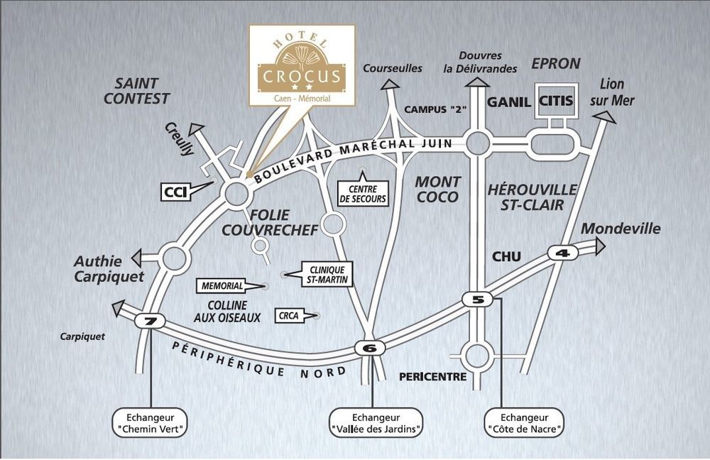 Hotel Crocus Caen Memorial Luaran gambar